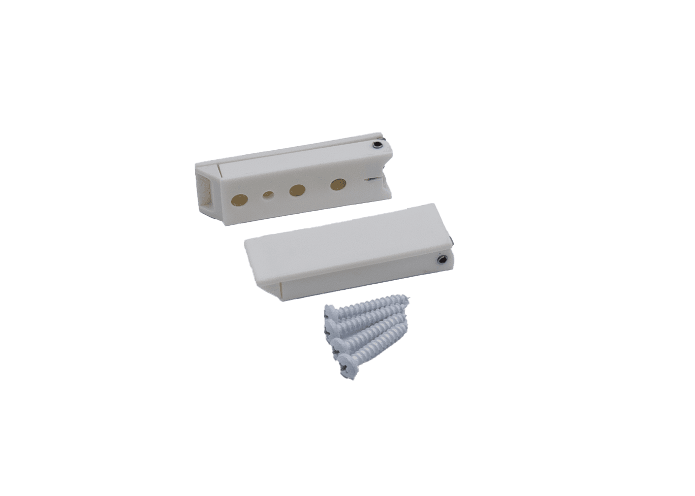 Baggage Door Catch, Square, White photo 1
