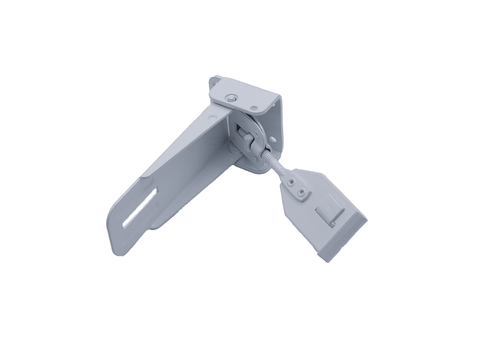 Fold Down Camper Latch & Catch, White photo 1
