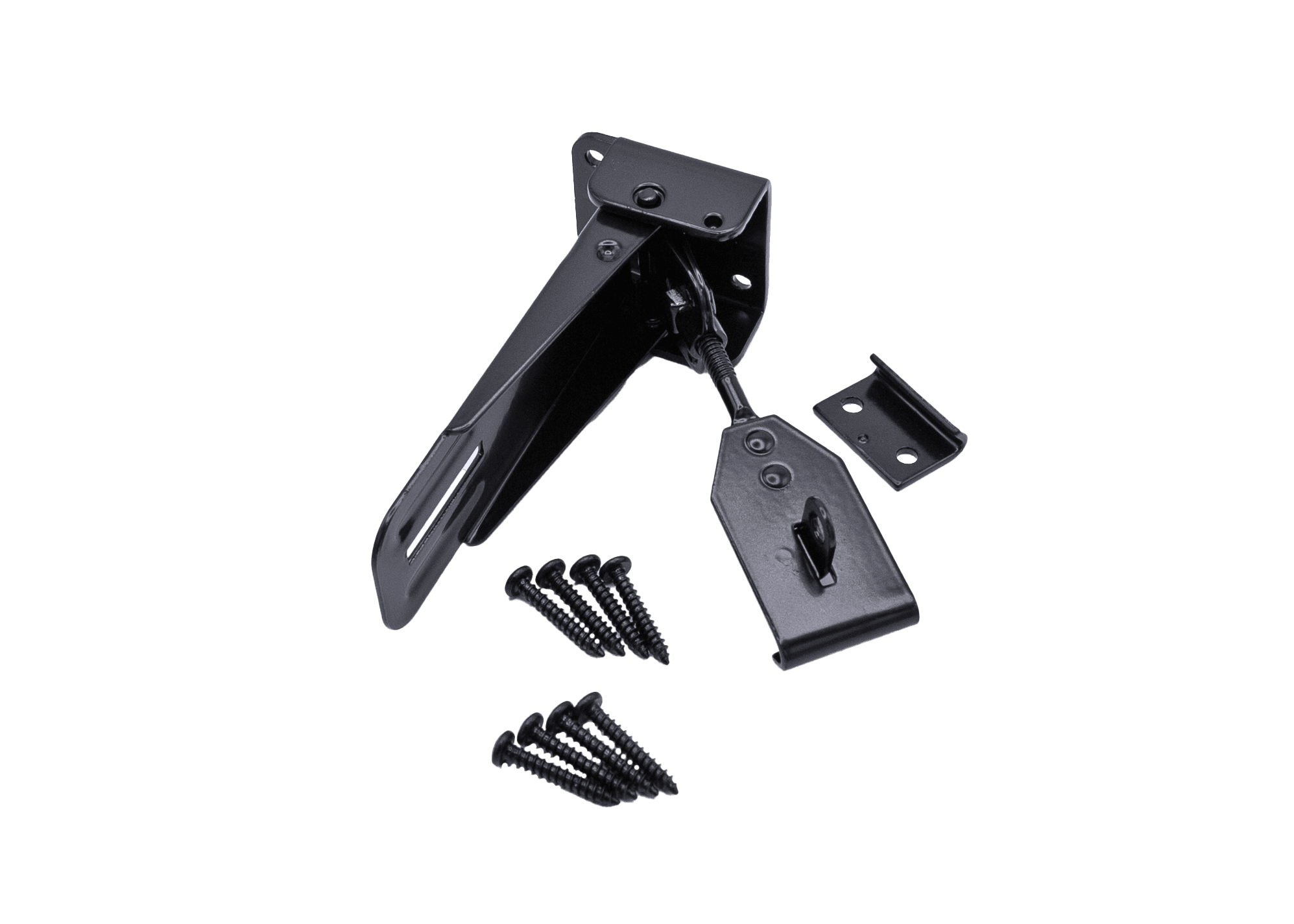 Fold Down Camper Latch & Catch, Black photo 1