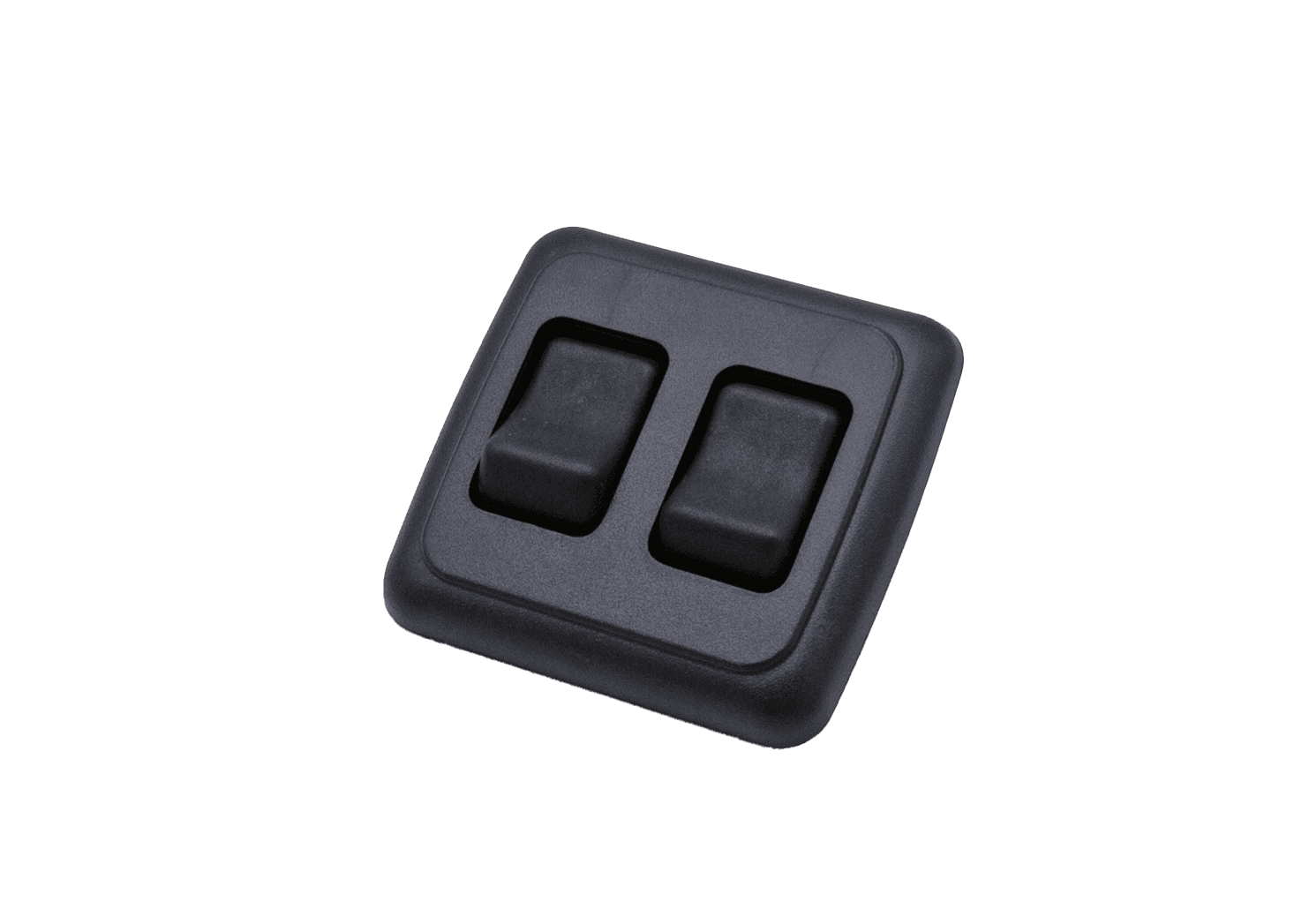 Double Rocker Switch Assembly w/Bezel, Black photo 1