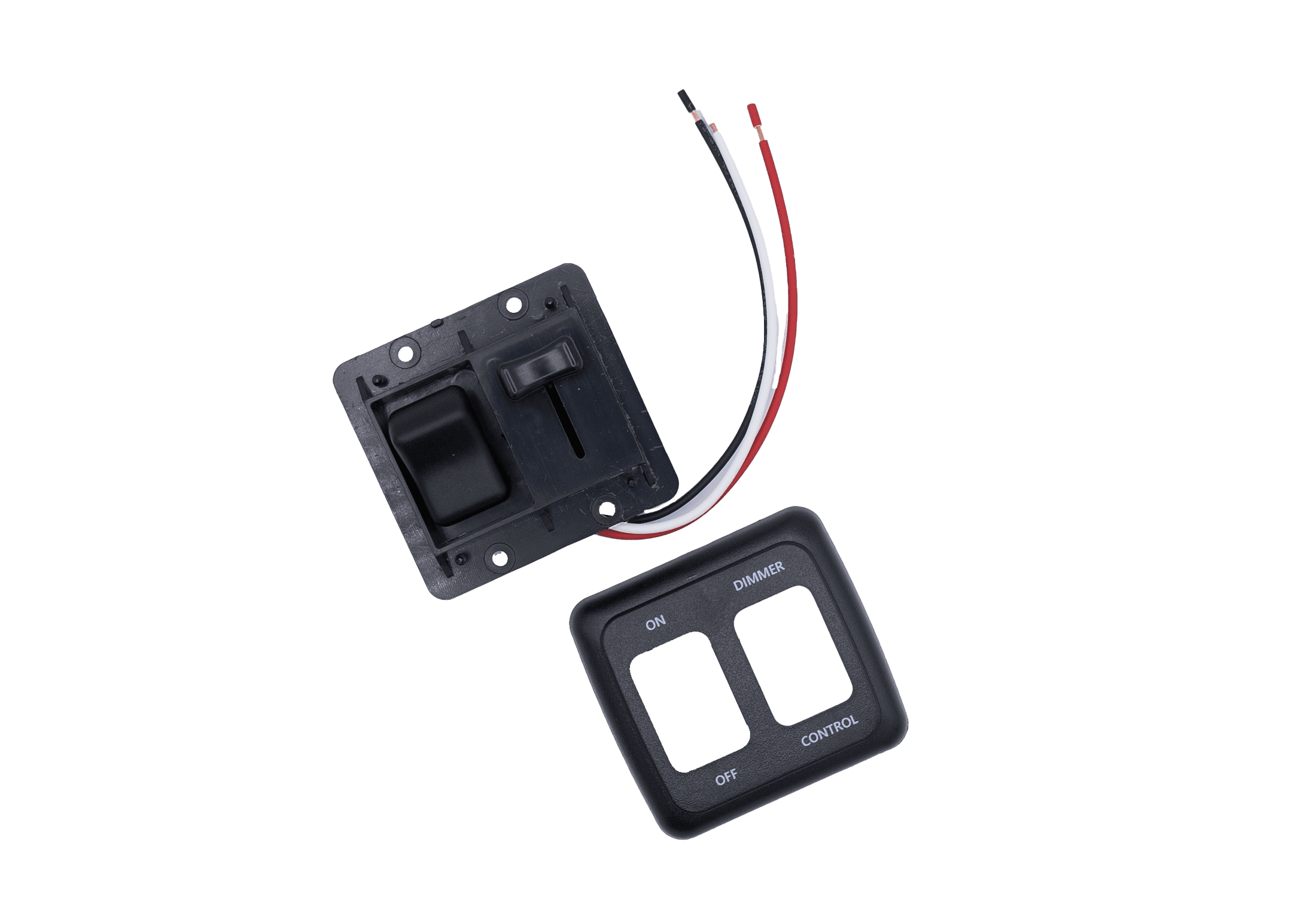 Dimmer On/Off, LED Approved, Black photo 1
